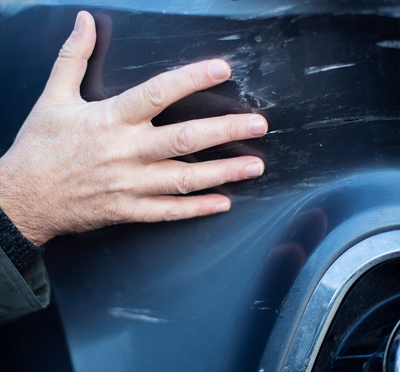 man installing light